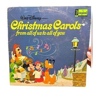 VINTAGE RARE WALT DISNEY CHRISTMAS CAROLS FROM ALL OF US TO ALL‎ OF YOU VINYL